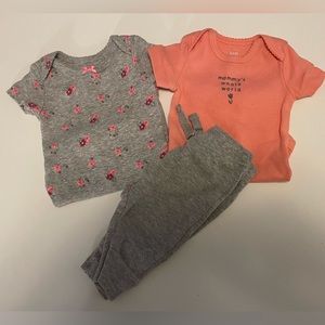 Baby Girl 3 Piece Bundle